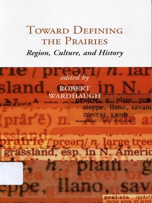 cover image of Toward Defining the Prairies